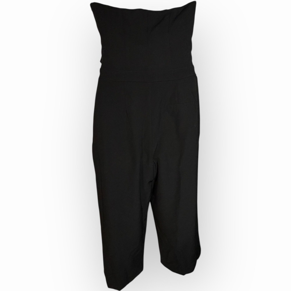 Bold Element + Ally Brooke Women's Strapless Wide Leg Jumpsuit Black Size 12 - Picture 4 of 13